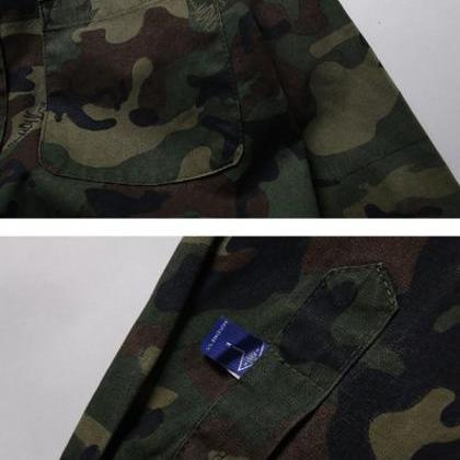 Men's Military-inspired Camouflage..