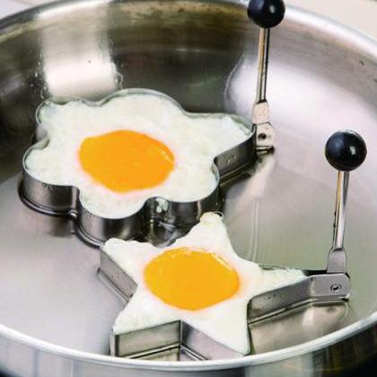 Durable Stainless Steel Heart Shape Fried Eggs..